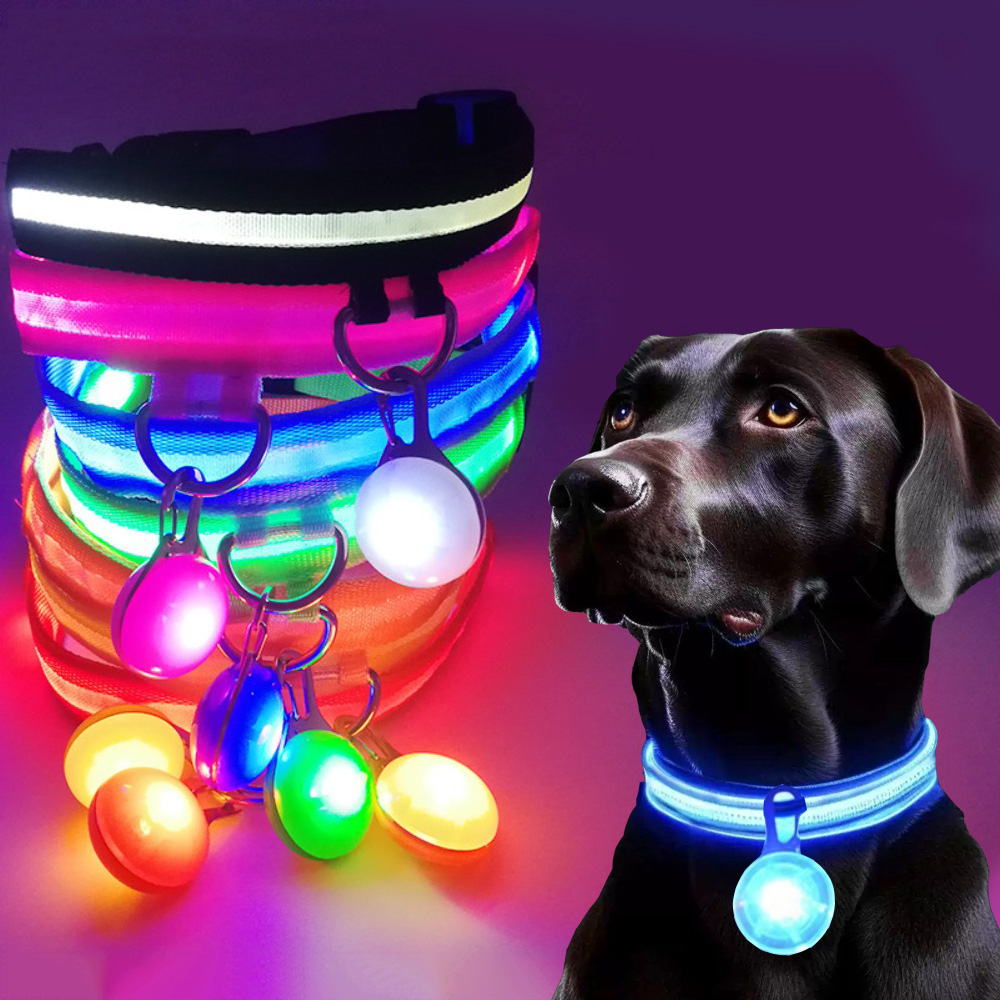 Tech Dog Accessories - Obroża dla psa z podświetleniem LED,