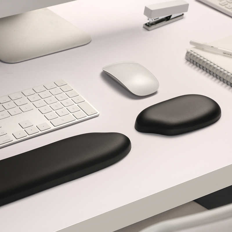 Keyboard Wrist Pad Leather - Rosowa silikonowa podkładka pod mysz na