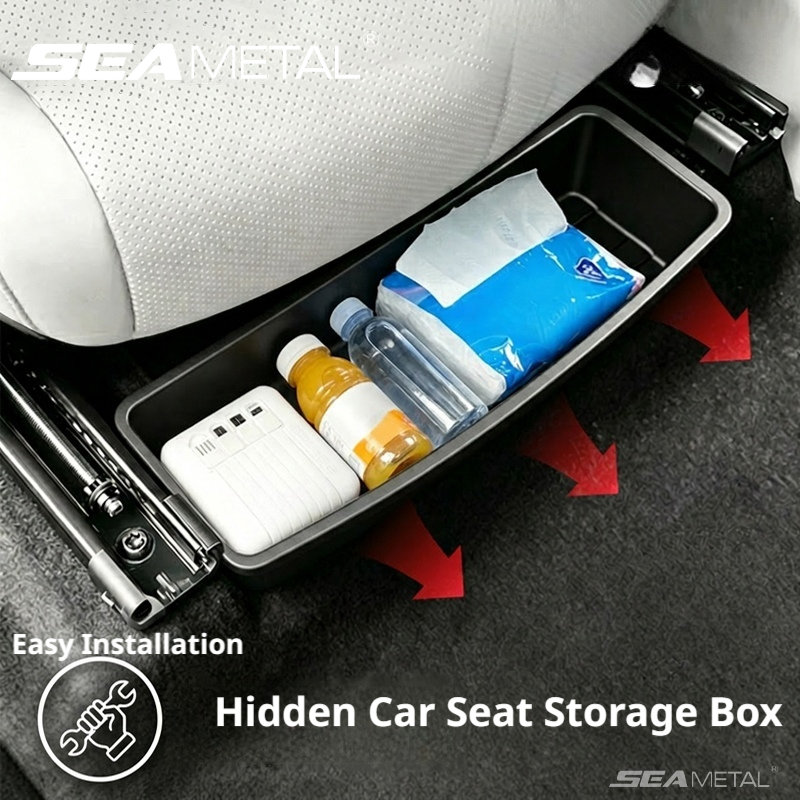Tech Accessories For Car - SEAMETAL Uniwersalny organizer pod siedzenie samochodowe,