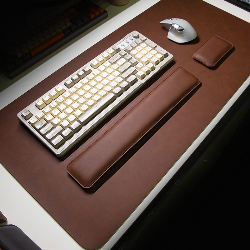Keyboard Wrist Pad Leather - Podkładka na biurko wodoodporna PU, duża