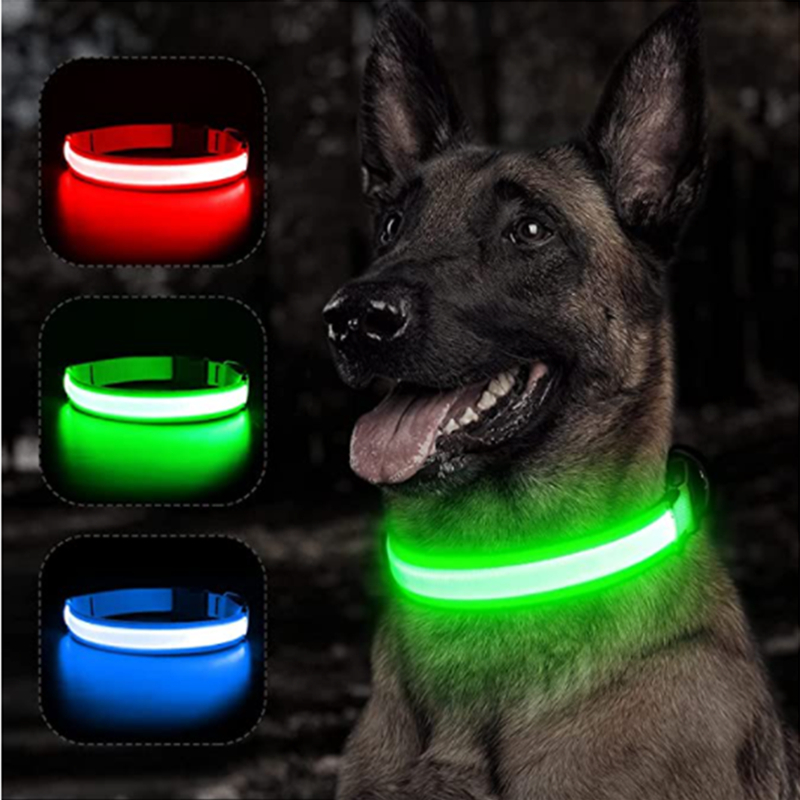 Tech Dog Accessories - Obroża LED dla psa zasilana przez