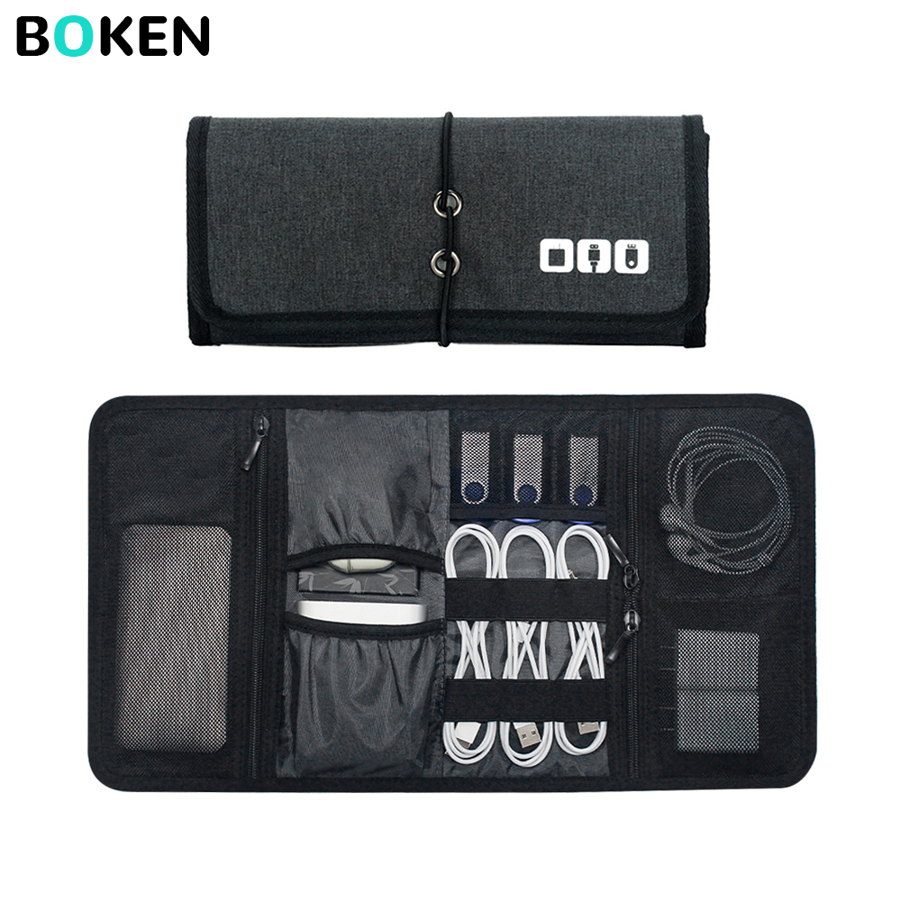 Tech Accessories Shop - Torba Organizer na Akcesoria Elektroniczne, Etui