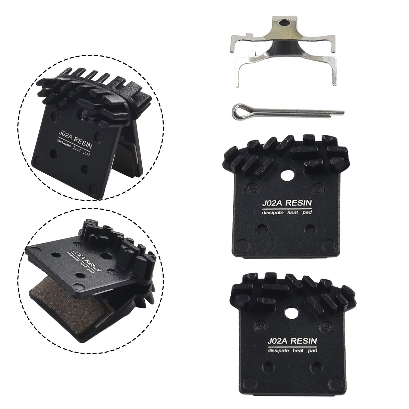 Tech Bike Accessories - 1 para klocków hamulcowych do SLX
