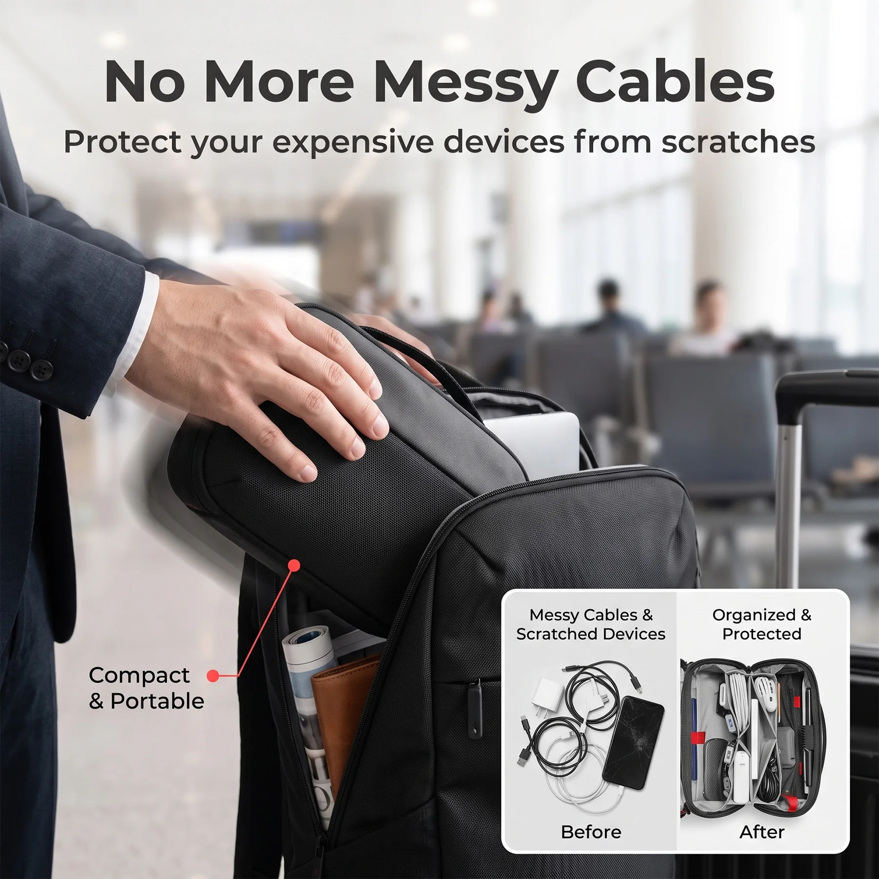Organizer na akcesoria podróżn – Tech Accessories Shop recenzja i cena