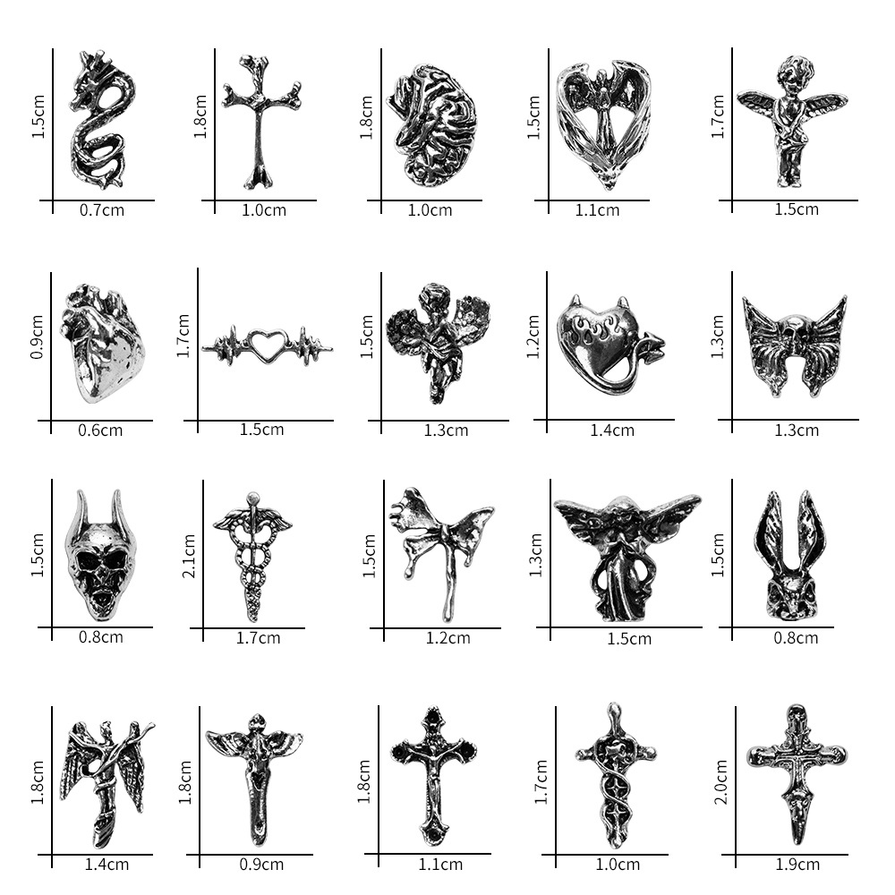 20szt Style Mix Halloween Nail – Trending Tech Accessories recenzja i cena